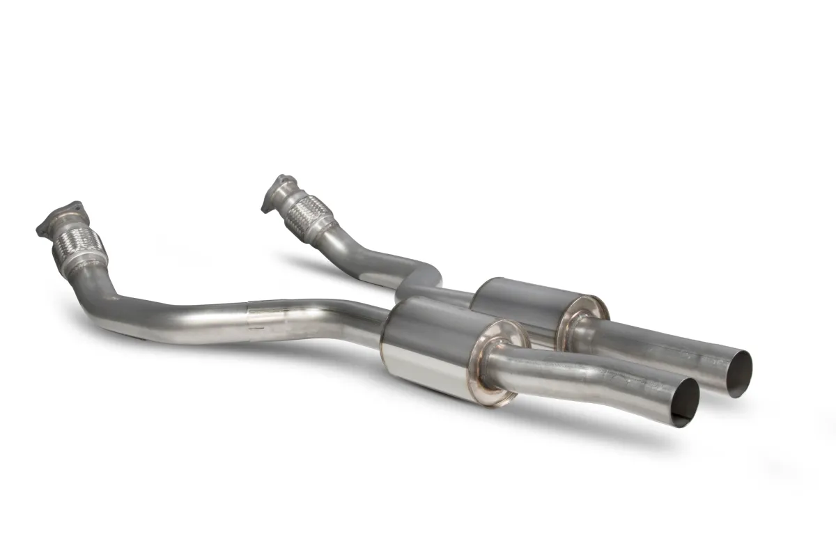 Scarico Anteriore Front Pipes Audi S4 B8 / S5 8T 3.0 TFSI Resonated Front Section - Scorpion