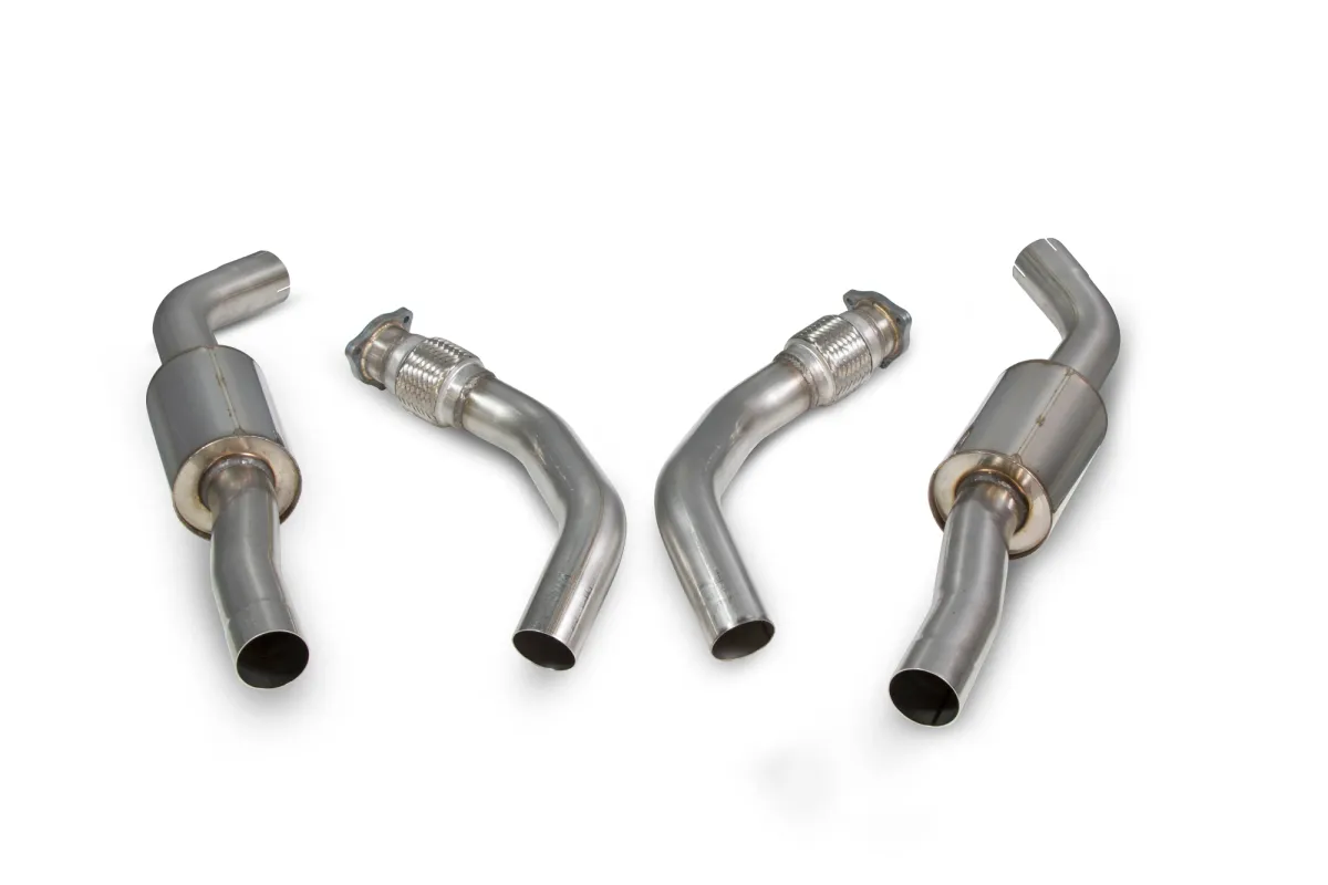 Scarico Anteriore Front Pipes Audi S4 B8 / S5 8T 3.0 TFSI Resonated Front Section - Scorpion - immagine 3
