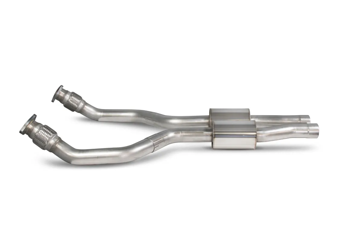 Scarico Anteriore Front Pipes Audi S4 B8 / S5 8T 3.0 TFSI Resonated Front Section - Scorpion - immagine 2
