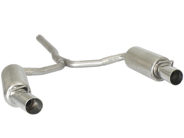 Posteriore inox sdoppiato con terminali rotondi 2 / 90 mm Sport Line - Necessita modifica paraurti originale oppure sottoparaurti Mini R55 1.6 Turbo – Mini R55 2007>> – Ragazzon
