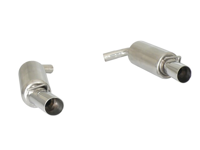 Posteriore inox sdoppiato con terminali rotondi 2 / 90 mm Sport Line – Mini R55 2007>> – Ragazzon