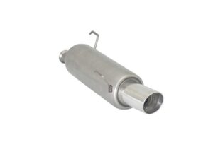 Posteriore inox con terminale rotondo 90 mm Sport Line – Peugeot 206 1999>> – Ragazzon