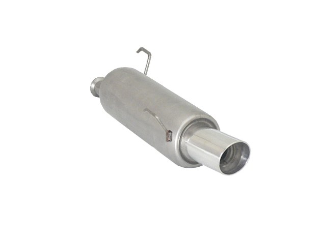 Posteriore inox con terminale rotondo 90 mm Sport Line – Peugeot 206 1999>> – Ragazzon