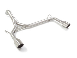 Tubo posteriore Gr. N inox sdoppiato con terminali rotondi 2 / 102 mm Sport Line – Abarth 500 / 595 (typ 312) 2008>> 2008>> – Ragazzon
