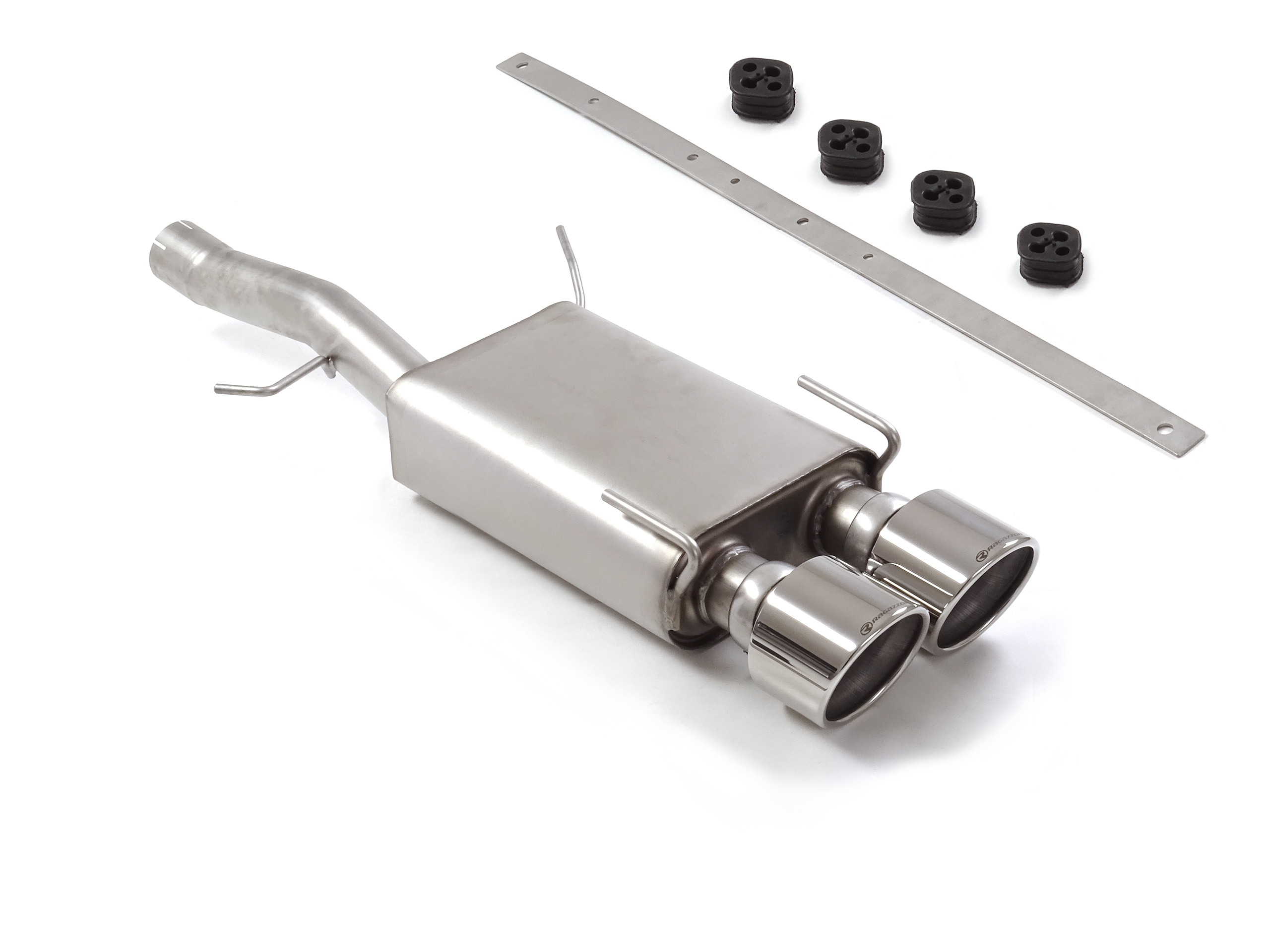 Posteriore inox con terminali centrali 2 / 129 mm Sport Line – Mini F56 2014>> – Ragazzon