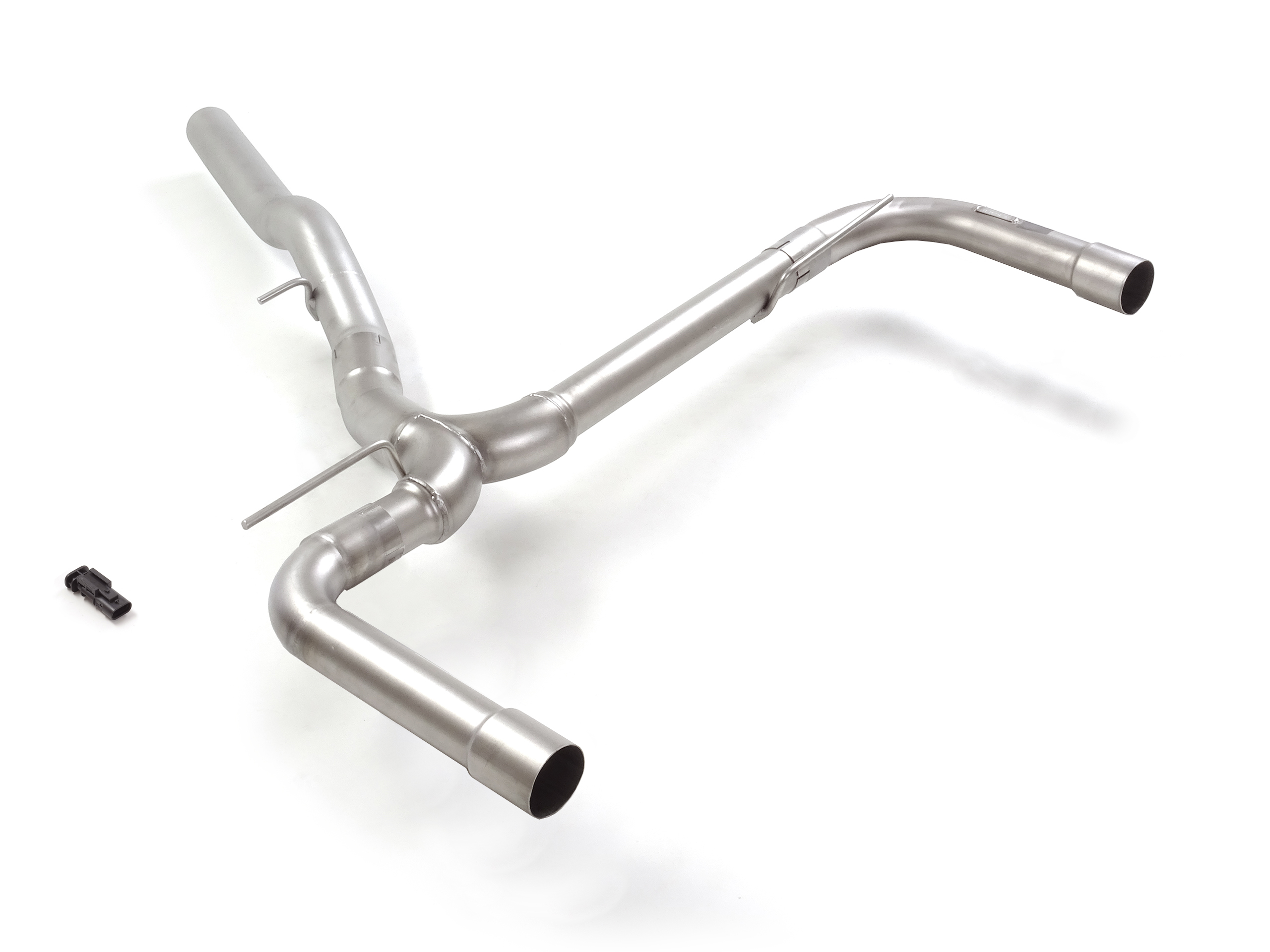 Tubo posteriore Gr. N inox sdoppiato per terminali estetici originali – BMW F44(Gran Coupè) / M235 2020>> – Ragazzon
