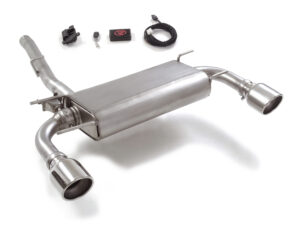 Posteriore inox sdoppiato con terminali rotondi 2 / 114 mm Sport Line – Subaru R86 2021>> – Ragazzon