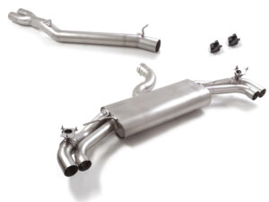 Tubo centrale Gr.N senza silenziatore inox + Posteriore inox sdoppiato – Audi RS Q3(F3) 2019>> 2019>> – Ragazzon