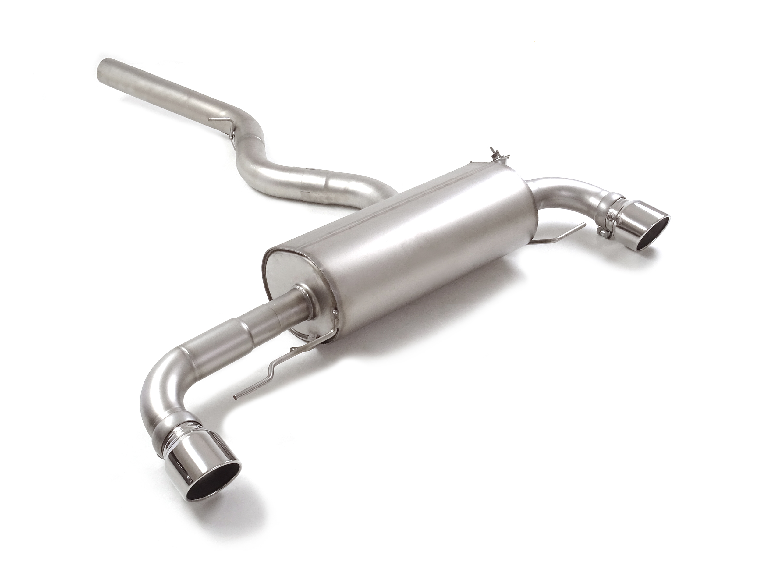 Posteriore inox sdoppiato con terminali rotondi 2 / 102 mm Sport Line – BMW G42(Coupè) 2021>> – Ragazzon