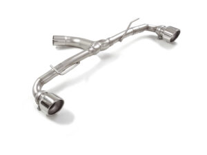 Tubo posteriore Gr. N inox sdoppiato con terminali rotondi 2 / 114 mm Sport Line – Toyota Yaris GR 2020>> 2020>> – Ragazzon