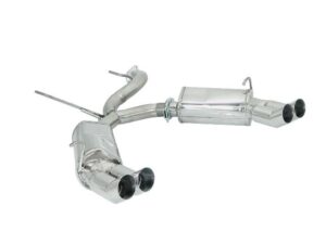 Posteriore inox sdoppiato con terminali rotondi Dtm 2 / 2x70 mm - Necessita modifica paraurti originale – Alfa Romeo GTV(916) / Spider(916) 1995>>2004 1995>> – Ragazzon