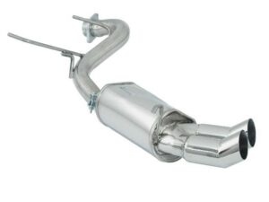 Posteriore inox con terminale rotondo Dtm 2x70 mm – Alfa Romeo GTV(916) / Spider(916) 1995>>2004 1995>> – Ragazzon
