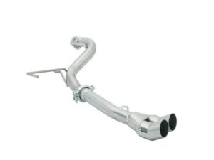 Tubo posteriore Gr. N inox con terminale rotondo Dtm 2x70 mm – Alfa Romeo GTV(916) / Spider(916) 1995>>2004 1995>> – Ragazzon