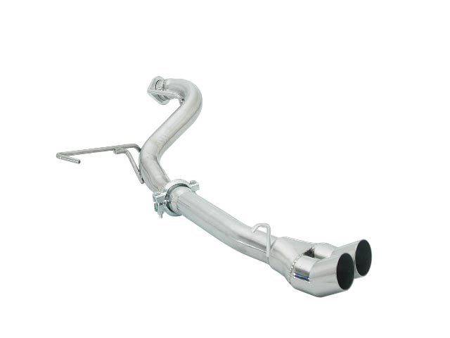 Tubo posteriore Gr. N inox con terminale rotondo Dtm 2x70 mm – Alfa Romeo GTV(916) / Spider(916) 1995>>2004 1995>> – Ragazzon