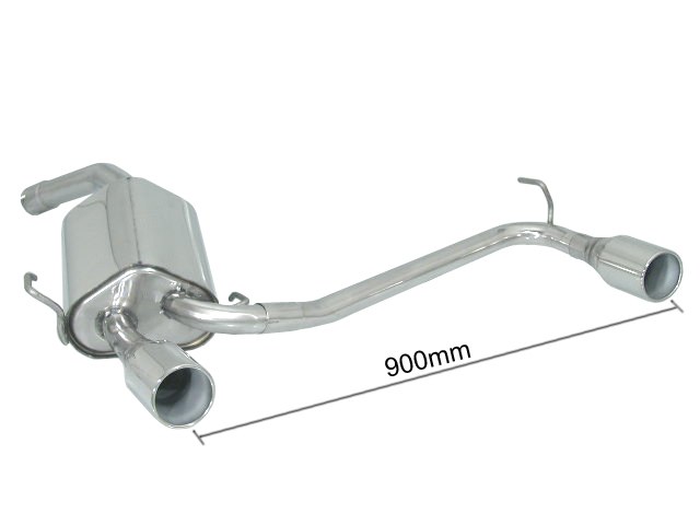 Posteriore inox sdoppiato con terminali rotondi 2 / 102 mm - Necessita modifica paraurti originale – Alfa Romeo GT(937) 2003>>2010 2003>> – Ragazzon