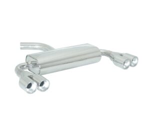 Posteriore inox sdoppiato con terminali rotondi 2 / 2x80 mm – Volkswagen Golf Mk5 (typ 1K) 2003>> – Ragazzon