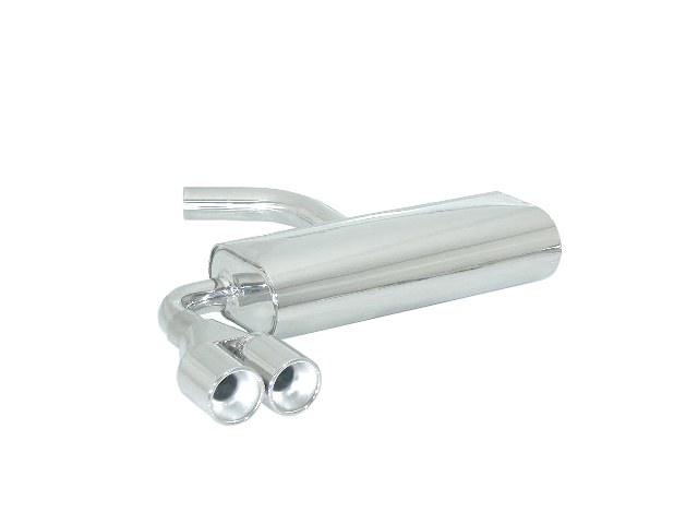 Posteriore inox con terminali rotondi 2x80 mm – Volkswagen Golf Mk5 (typ 1K) 2007>> – Ragazzon