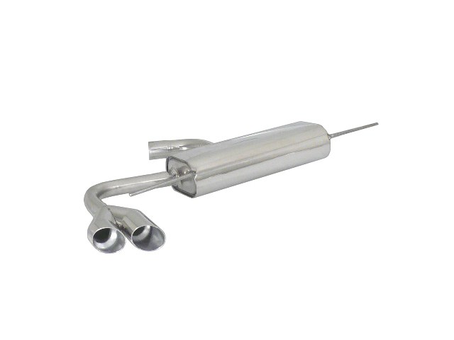 Posteriore inox con terminali rotondi 2x80 mm Sport Line sfalsati – Audi TT (typ 8J) 2006>>2014 2006>> – Ragazzon