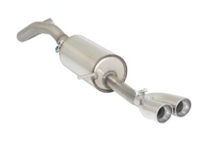 Posteriore inox con terminali rotondi 2x70 mm Sport Line - Necessita modifica paraurti originale – Seat Ibiza Mk4 (6J) 2008>>2017 2008>> – Ragazzon