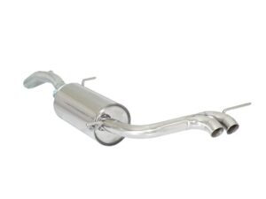 Posteriore inox con terminali rotondi centrali 2 / 60 mm – Seat Ibiza Mk4 (6J) 2008>>2017 2008>> – Ragazzon