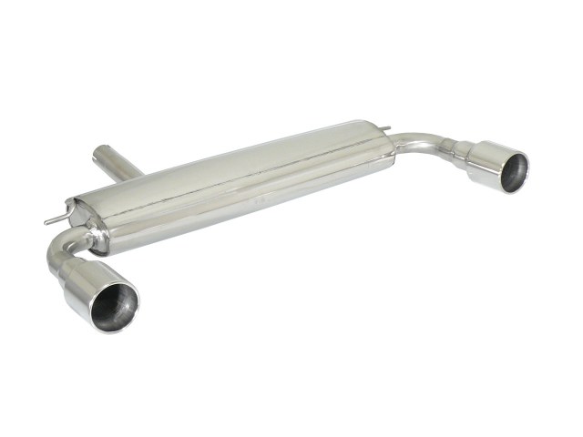 Posteriore inox sdoppiato con terminali rotondi 2 / 102 mm – Mini R60 2010>> – Ragazzon