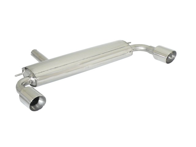 Posteriore inox sdoppiato con terminali rotondi 2 / 102 mm Sport Line – Mini R60 2010>> – Ragazzon