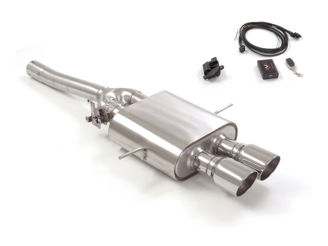 Posteriore inox con terminali rotondi 2x90 mm Sport Line – Mini R56 2006>> – Ragazzon