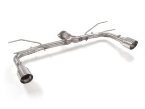 Tubo posteriore Gr. N inox sdoppiato con terminali rotondi 2 / 102 mm Sport Line – Fiat 124 Spider 2016>>2021 2016>> – Ragazzon