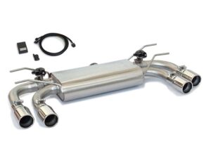 Posteriore inox sdoppiato con terminali rotondi 4 / 80 mm – Abarth 124 Spider (cambio manuale) 2016>>2020 2016>> – Ragazzon