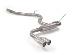 Posteriore inox con terminali rotondi 2x80 mm sfalsati – Audi A3 (typ 8V/8VA) 2012>>2020 2012>> – Ragazzon