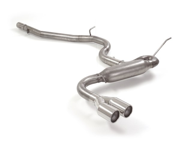 Posteriore inox con terminali rotondi 2x80 mm sfalsati – Audi A3 (typ 8V/8VA) 2012>>2020 2012>> – Ragazzon