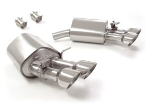 Posteriore inox sdoppiato con terminali rotondi 2 / 2x102 mm Sport Line sfalsati – Audi S5 (typ F5) 2016>>2024 2016>> – Ragazzon