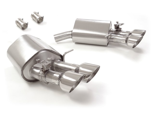 Posteriore inox sdoppiato con terminali rotondi 2 / 2x102 mm Sport Line sfalsati – Audi S5 (typ F5) 2016>>2024 2016>> – Ragazzon