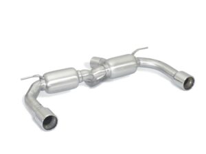 Posteriore inox sdoppiato con terminali rotondi 2 / 90 mm – BMW F32 / F33 / F36 / F32(Coupè) 2013>> – Ragazzon