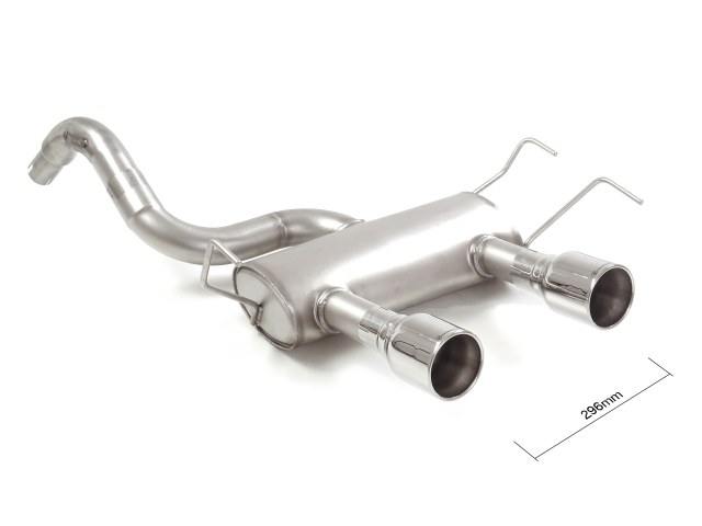 Posteriore inox con terminali rotondi centrali 2 / 102 mm – Abarth 500 / 595 (typ 312) 2008>> 2008>> – Ragazzon