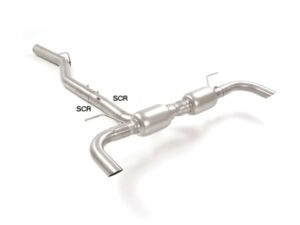 Posteriore inox sdoppiato per terminali estetici originali – Alfa Romeo Giulia(952) 2016>> 2016>> – Ragazzon