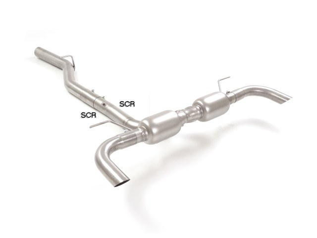 Posteriore inox sdoppiato per terminali estetici originali – Alfa Romeo Giulia(952) 2016>> 2016>> – Ragazzon