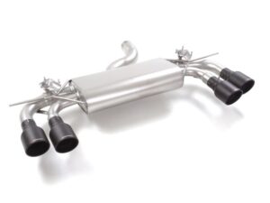 Posteriore inox sdoppiato con terminali rotondi 4 / 102 mm Sport Line Black – Audi S3 (typ 8Y) 2020>> 2020>> – Ragazzon