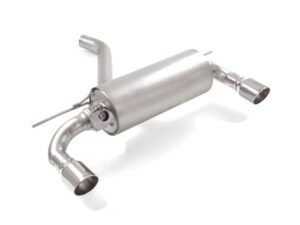 Posteriore inox sdoppiato con terminali rotondi 2 / 90 mm Sport Line – BMW F20 / F21 / B48 2011>> – Ragazzon