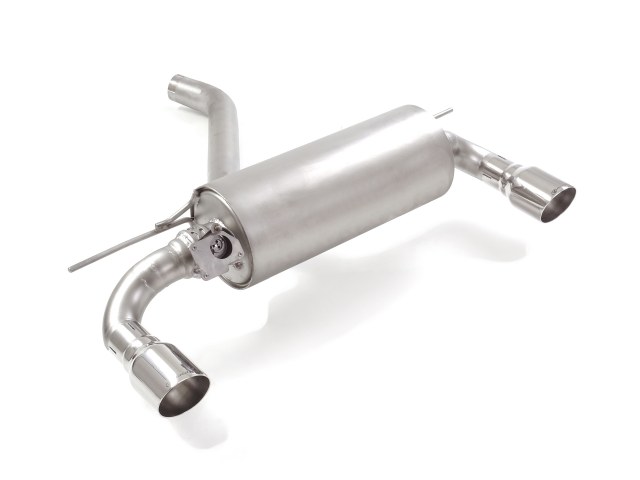 Posteriore inox sdoppiato con terminali rotondi 2 / 90 mm Sport Line – BMW F20 / F21 / B48 2011>> – Ragazzon