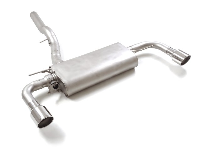 Posteriore inox sdoppiato con terminali rotondi 2 / 102 mm Sport Line – BMW F40 / M135 2019>> – Ragazzon