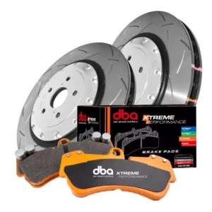 Kit pastiglie e dischi sportivi - 5000 T3 Slotted & Xtreme Performance Brake Pads (2x DBA53932SLVS + DB15030XP)