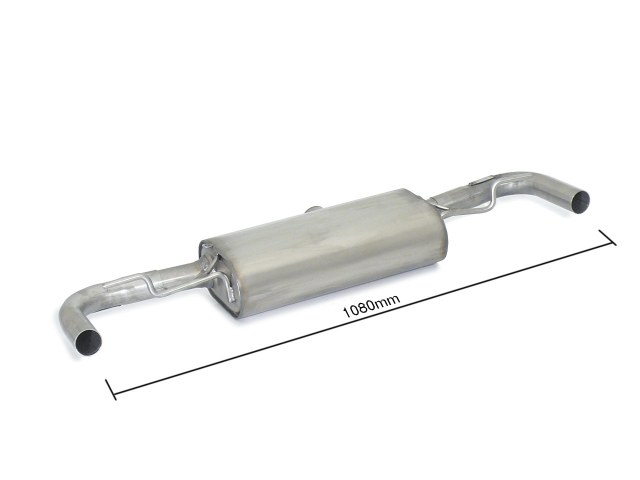 Posteriore inox sdoppiato - Paraurti Allestimento "GLA 45" – Mercedes X156 2014>> – Ragazzon