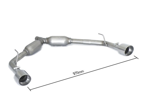 Posteriore inox sdoppiato con terminali rotondi 2 / 102 mm Sport Line – Alfa Romeo Giulietta(940) 2010>>2020 2010>> – Ragazzon