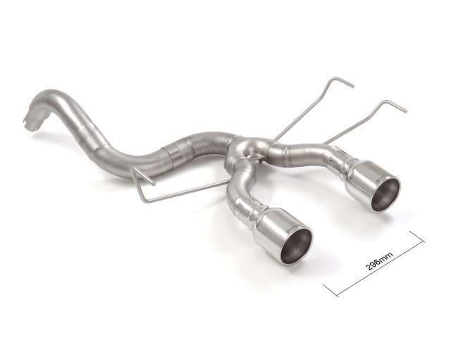 Tubo posteriore Gr. N inox con terminali rotondi centrali 2 / 102 mm – Abarth 500 / 595 (typ 312) 2008>> 2008>> – Ragazzon