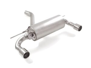 Posteriore inox sdoppiato con terminali rotondi 2 / 90 mm – BMW F20 / F21 / B48 2011>> – Ragazzon