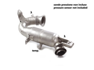 Catalizzatore metallico 200cpsi Gr.N inox con rimozione filtro OPF / GPF. – Mercedes X290 / T53 / T43... 2018>> – Ragazzon