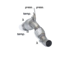 Catalizzatore Gr.N e tubo sostituzione filtro antiparticolato Gr. N inox – BMW F30 / F31 / F34... 2010>> – Ragazzon