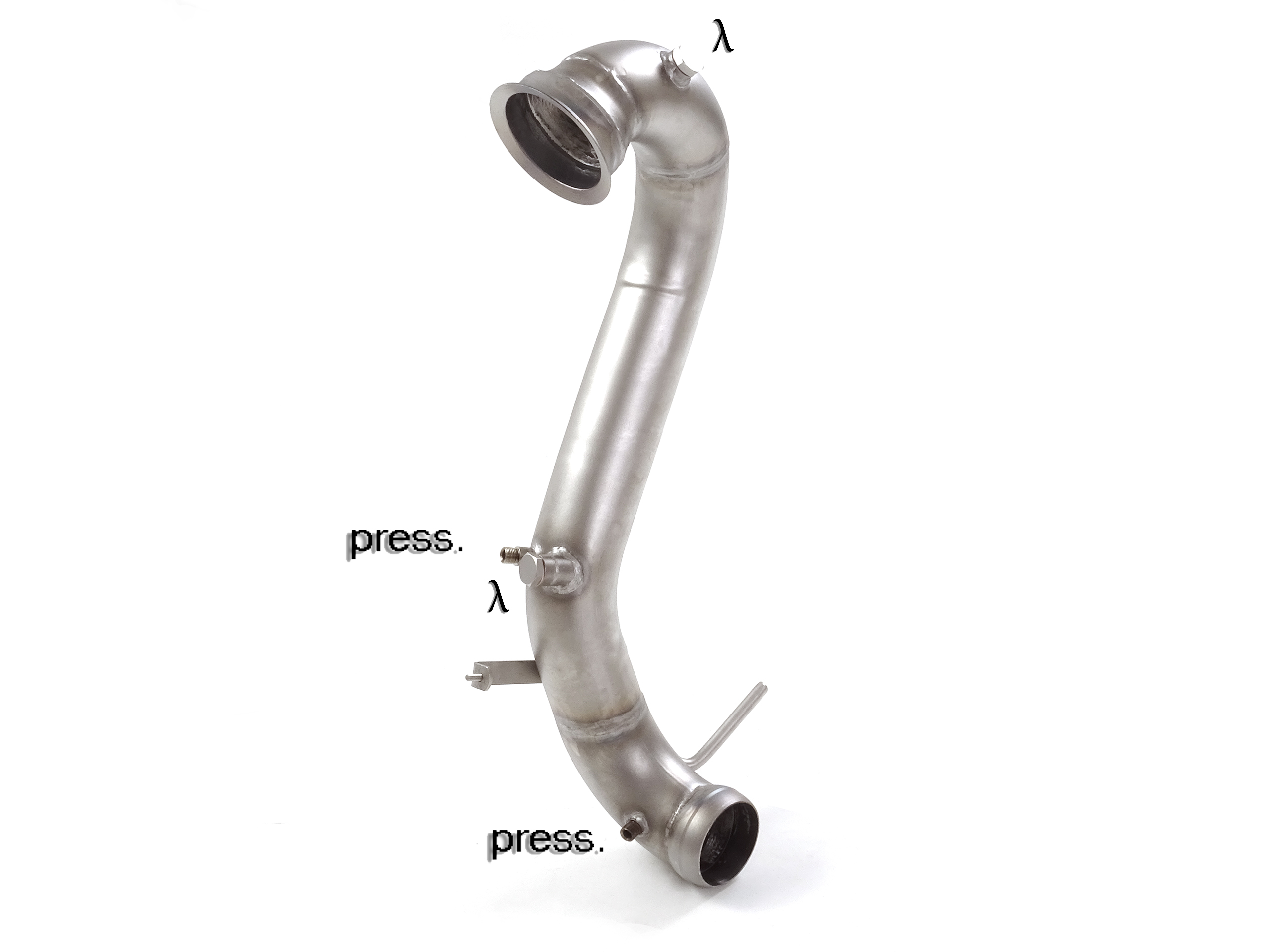 Tubo sostituzione catalizzatore Gr. N inox – Mercedes W176 / A45 / X156 2012>> – Ragazzon