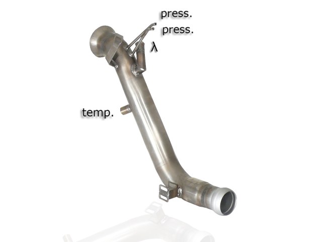 Tubo sostituzione catalizzatore e filtro antiparticolato Gr. N inox – Mercedes W204 / C220C / S204 2007>> – Ragazzon
